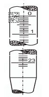 Na rysunku przedstawiono fragment pipety
