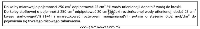 Rolę wskaźnika w oznaczeniu opisanym w ramce pełni