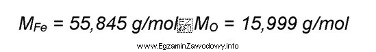 W wyniku oznaczenia wagowego otrzymano 0,2451 g tlenku żelaza(III). Ile 