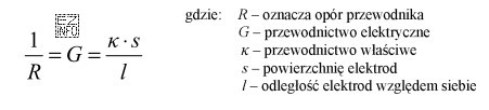 Przewodnictwo właściwe roztworu KNO<sub>3</sub> wynosi 8,9·10<sup>