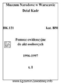 Co nie jest elementem opisu teczki aktowej?