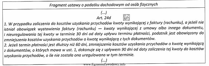 Podatnik w dniu 01 lutego 2013 r. nabył towary potwierdzone fakturą zakupu. 