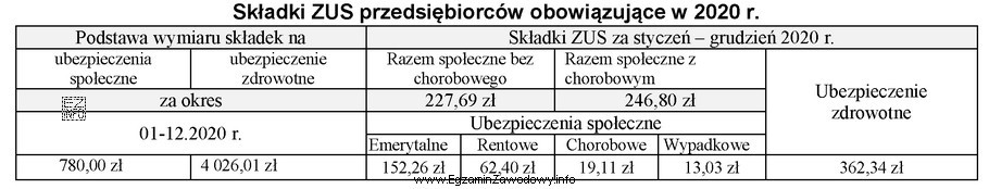 Przedsiębiorca będący osobą fizyczną rozpoczął swoją pierwszą 