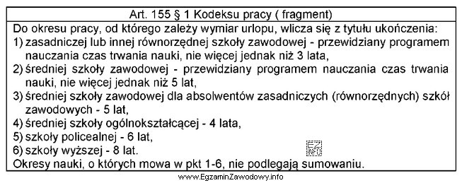 Pracownik, który jest absolwentem szkoły wyższej i 