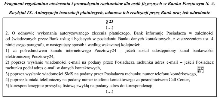Korzystając z zamieszczonego fragmentu regulaminu określ, w jaki 