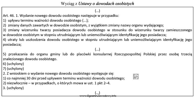 Zgodnie z przytoczonym przepisem z wnioskiem o wydanie nowego dowodu 