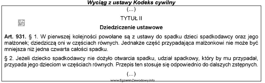 Zmarły pozostawił żonę i dwójkę dzieci, nie sporzą