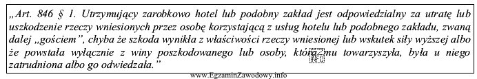Z powołanego przepisu Kodeksu cywilnego wynika, że odpowiedzialność utrzymują