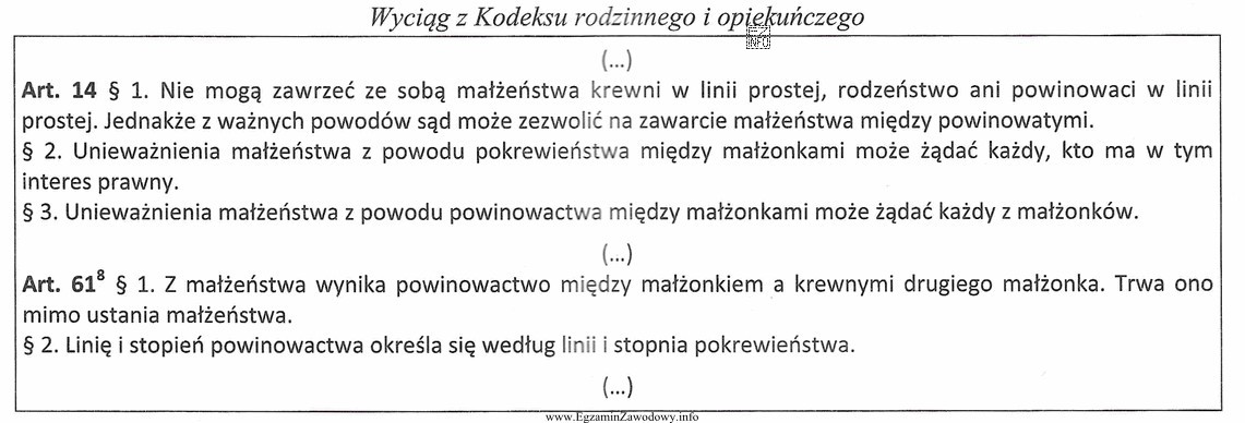 Adam Kowalewski postanowił zawrzeć związek małżeński z 