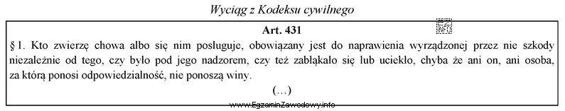 Elżbieta Górecka jest właścicielką psa, któ