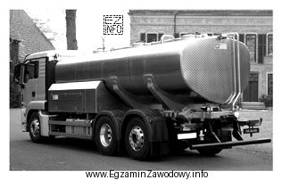 Przedstawiony pojazd samochodowy jest stosowany do przewozu