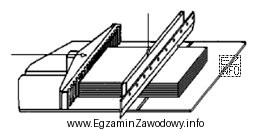 Rysunek przedstawia schemat mechanizmu