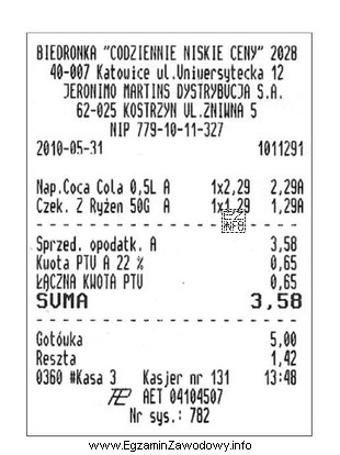 Rysunek przedstawia