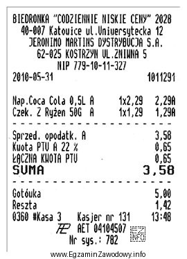 Na rysunku przedstawiono