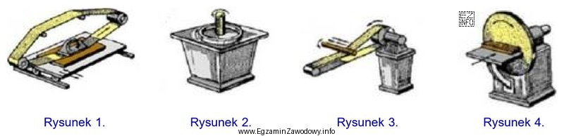Na którym rysunku przedstawiono szlifowanie szerokich płaszczyzn drzwi 