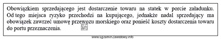 Do której reguły Incoterms 2020 odnoszą się obowiązki 