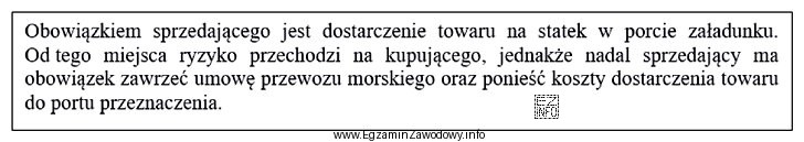 Do której reguły Incoterms 2020 odnoszą się obowiązki 