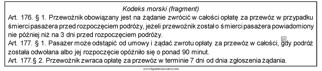 Pasażer posiada bilet na podróż promem z Gdań