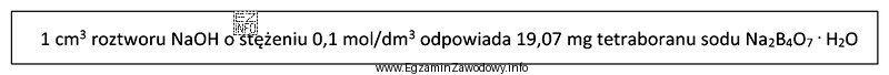 W procedurze analitycznej zapisano:<br/> Ile wynosi zawartość procentowa Na<