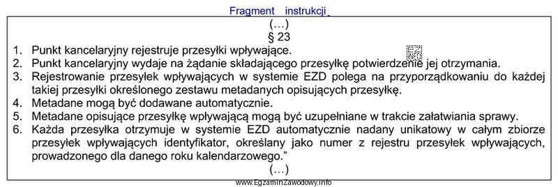 Z którego normatywu pochodzi zamieszczony fragment tekstu?
