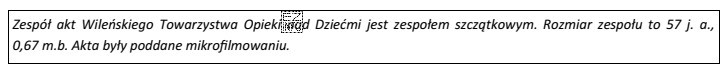Która część <i>Wstępu do inwentarza</i> zawiera 