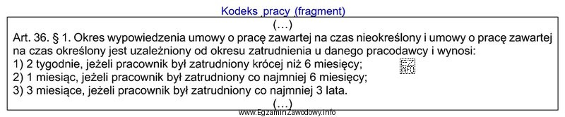 Łączny staż pracy pracownika wynosi 10 lat. U obecnego 