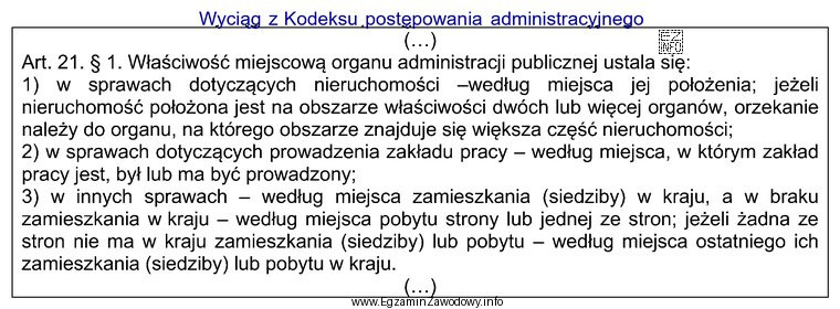 Strona mieszka w powiecie głogowskim, a kupiła nieruchomość 