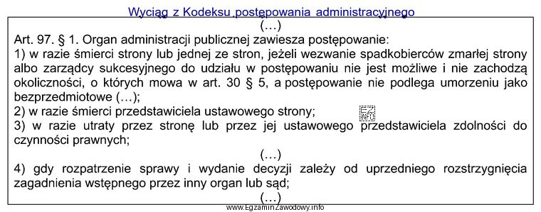Na podstawie przytoczonych przepisów ustal, który akt administracyjny 