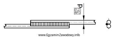 Na rysunku przedstawiono sposób przedłużenia prętó