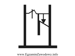 Rysunek przedstawia umowne i uproszczone oznaczenie klatki schodowej w rzucie 