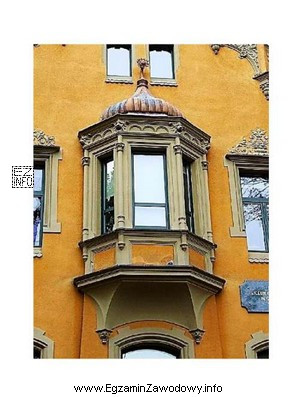 Który z elementów architektonicznych ściany przedstawiono na rysunku?