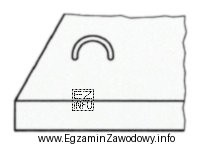 Na rysunku przedstawiono zaczep montażowy umożliwiający zaczepienie 