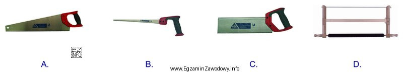 Na którym rysunku przedstawiono piłę zwaną grzbietnicą, służą