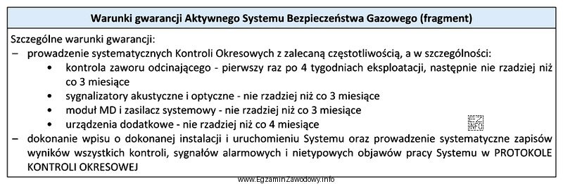 Na podstawie warunków gwarancji określ minimalnie ile razy 