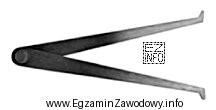 Przedstawione na rysunku narzędzie stosuje się do