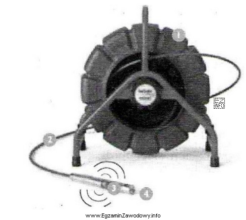 Przedstawione na rysunku urządzenie, wykorzystywane do badania drożnoś