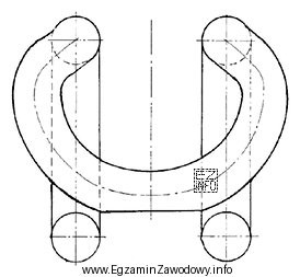 Łapkę którego typu przytwierdzenia szynowego przedstawiono na rysunku?