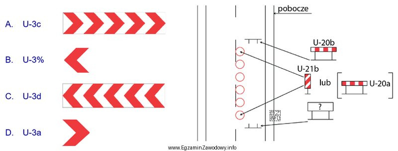 Który ze znaków należy ustawić w miejscu 
