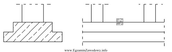 Na rysunku przedstawiono element konstrukcyjny, który w założ