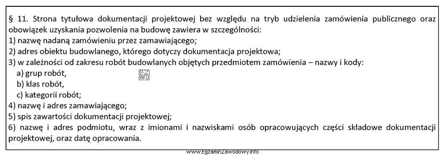 Zgodnie z zapisem zawartym w Rozporządzeniu Ministra Infrastruktury z 