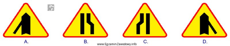 Który znak drogowy pionowy należy ustawić w celu 