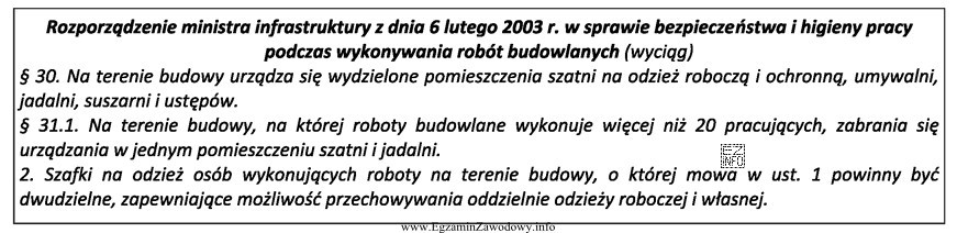 Na podstawie przedstawionego wyciągu z rozporządzenia określ, 