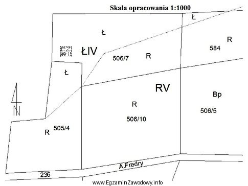 Fragment którego opracowania geodezyjnego przedstawiony jest na zamieszczonym rysunku?