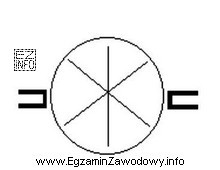 Na rysunku przedstawiono symbol graficzny drzwi