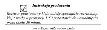 Na podstawie instrukcji producenta określ, w jakiej ilości 