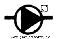 Elementem indywidualnego węzła ciepłowniczego przedstawionym graficznie na 