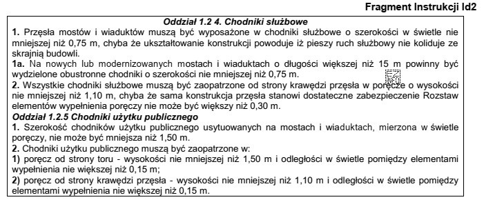 Zgodnie z fragmentem Instrukcji Id2 maksymalna odległość w świetle 
