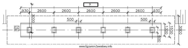Całkowita długość przyczółka zgodnie z fragmentem dokumentacji 