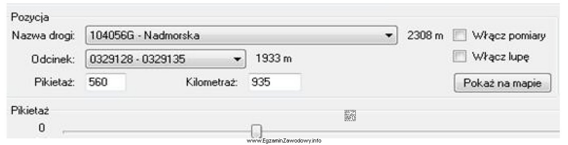 Z zamieszczonego fragmentu elektronicznego zapisu zarejestrowanego w trakcie przeprowadzania inwentaryzacji 