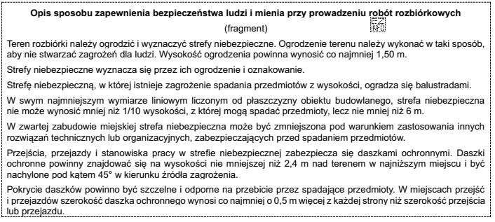 Na podstawie informacji zamieszczonych w tabeli określ minimalną szerokość 